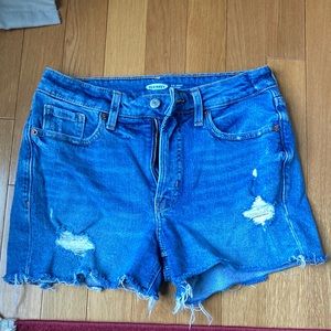 Old navy OG short high rise denim light wash